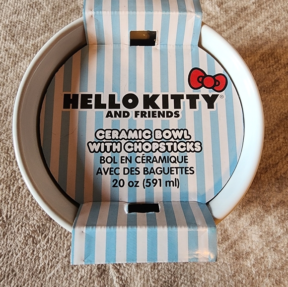 Hello Kitty Ramen bowl with chopsticks - Picture 2 of 3